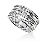Wraped Wire Cubic Zirconia Ring
